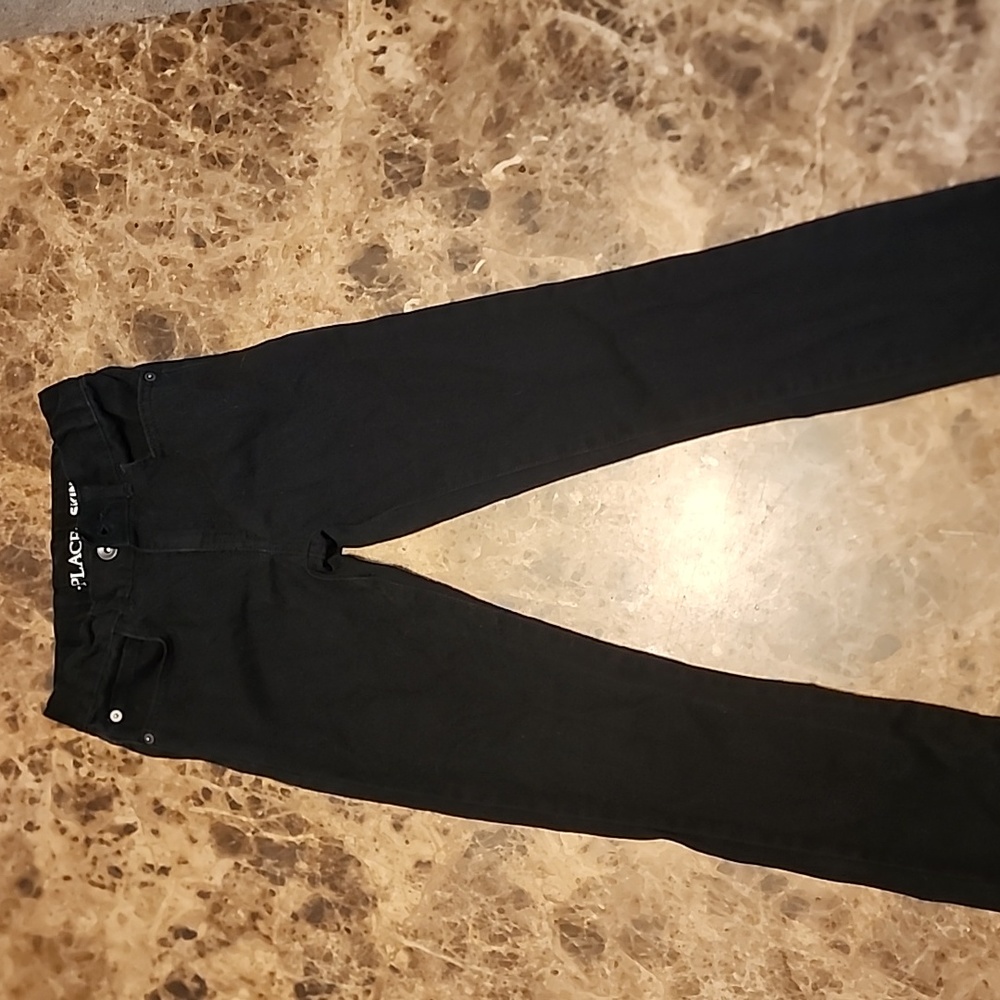 Children's Place Black Skinny Fit Jeans Size 8
